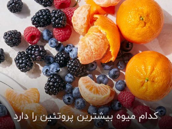 چه میوه هایی پروتئین دارند