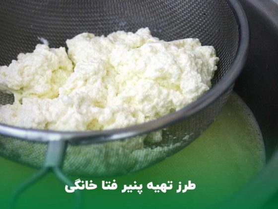 طرز تهیه پنیر فتا خانگی